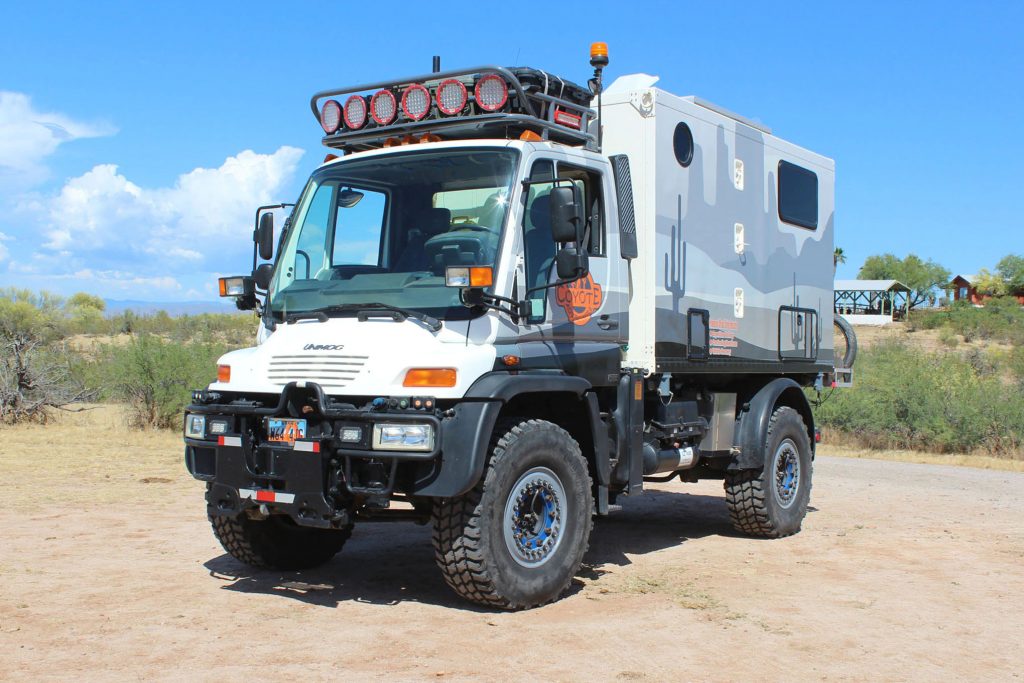 custom mercedes benz unimog trail rig rv rental