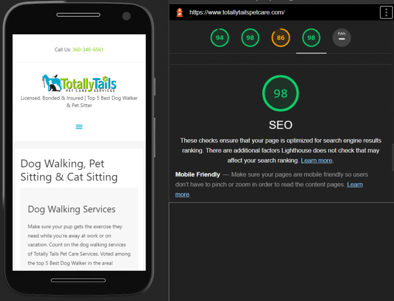 mobile friendly seo optimized