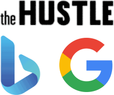 hustle Bing Google logos