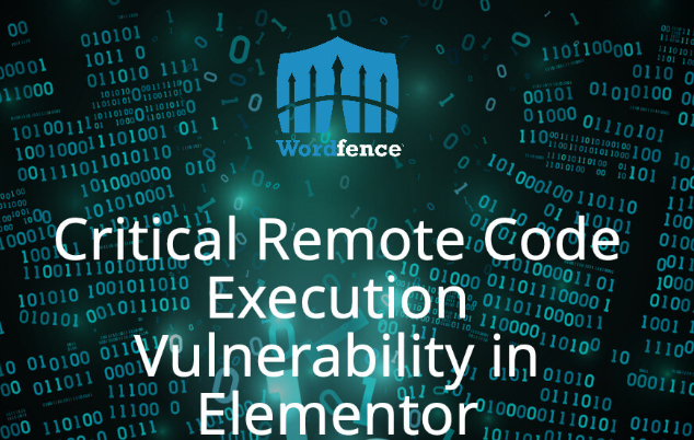 wordfence elementor security vulnerability