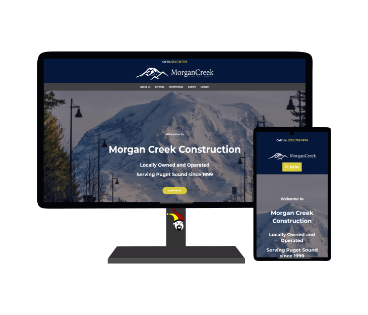 morgan creek construction cle elum, wa website portfolio