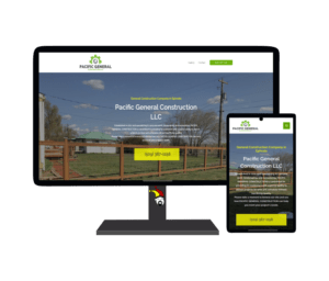 pacific general construction Ephrata wa website portfolio