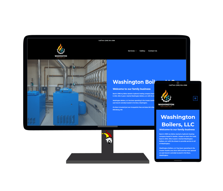 wa boilers website portfolio