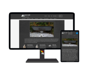 Cascade Stoneworks seattle wa web design seo portfolio