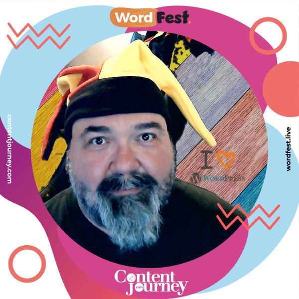 Ron the Web Guy Wordfest photo booth picture